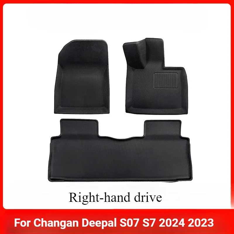 Car Foot Mats For Changan Deepal S07 S7 2024 2023 RHD Dirt-resistant Pads Foot Carpet Floor Cover XPE Mud Auto Accessories