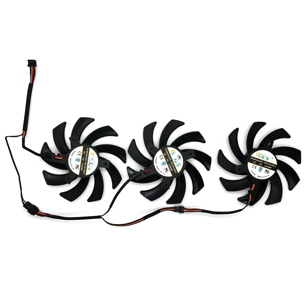 85mm FDC10H12S9-C gpu vga kühler lüfter für saphir R9-290X r9 390 8g nitro r9 390x8g d5 tri-x video karte ersatz