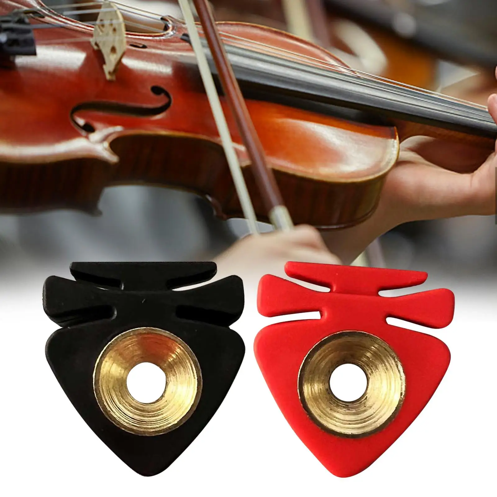 Violin Mute Easy Installation Universal Fittings Durable Portable Parts Lightweight Tool Silence for Musical Instrument Viola