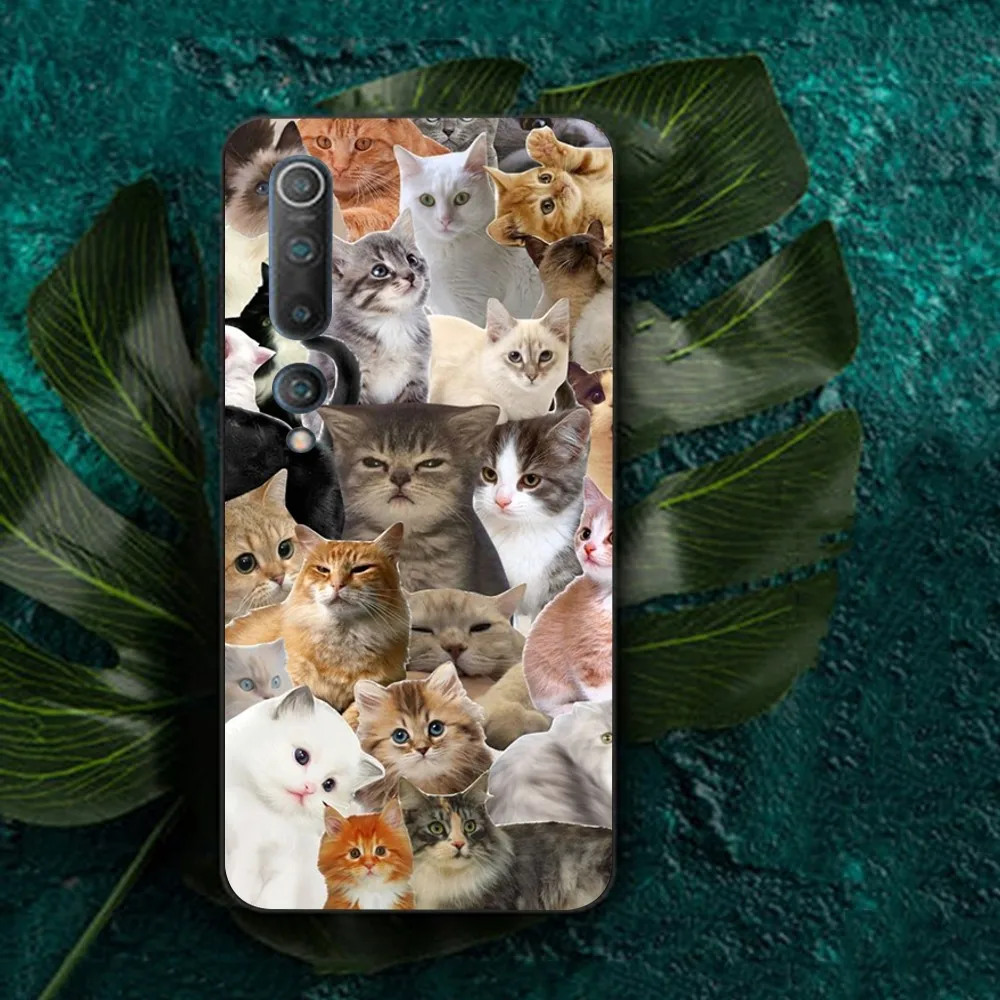 Crying Cat Memes Phone Case For Redmi Note 4 X 5 A 6 7 8 T 9 9S 10 11 11S 11Epro Poco M3 pro