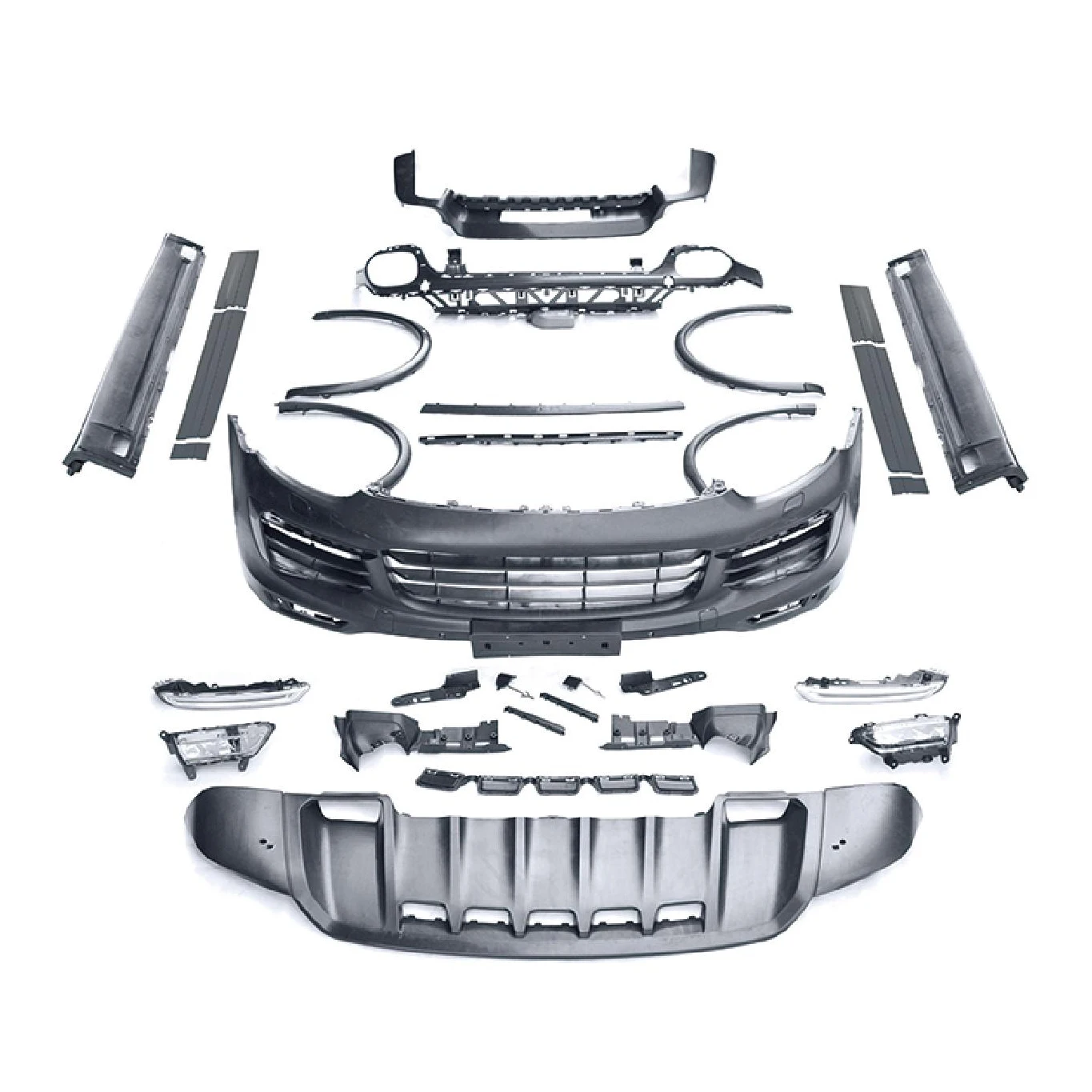 

High-quality Bumper Cayenne Upgraded Upgrade Kit Turbo+GTS Sports Components with 15-17 Cayenne