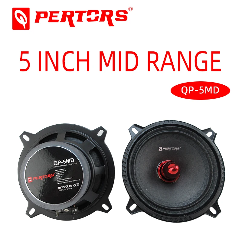 

500W Car Audio 4 Ohm . QPERTORS BRAND QP-5MD 5 Inch Mediant Speaker