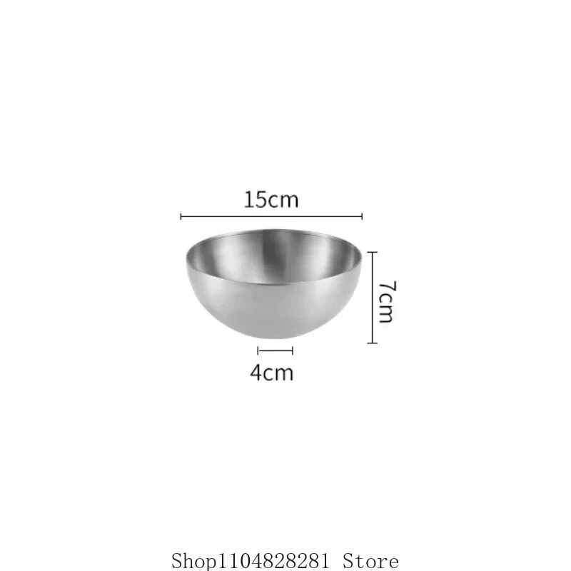 Нержавеющая сталь, золотая и серебряная салатница, рисовая лапша, миска для лапши Lamian, кухонная посуда, контейнер для еды