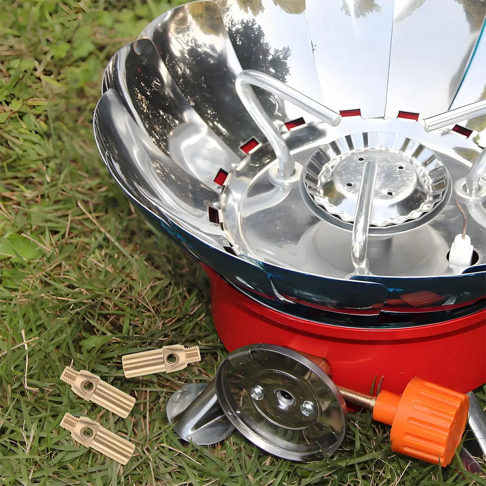 6 قطعة موقد غاز البروبان فوهة مجموعة النحاس الدقة طائرة ل شواء شواء Rv أجهزة الطبخ في الهواء الطلق استبدال جزء