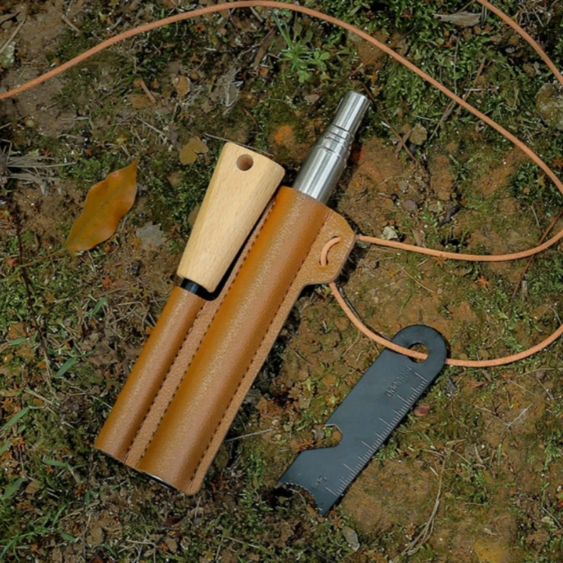 Outdoor Magnesium Stick Set Portable Windproof and Waterproof Lighter Camping Barbecue Survival Tool Cigarette Accessories - Image 5