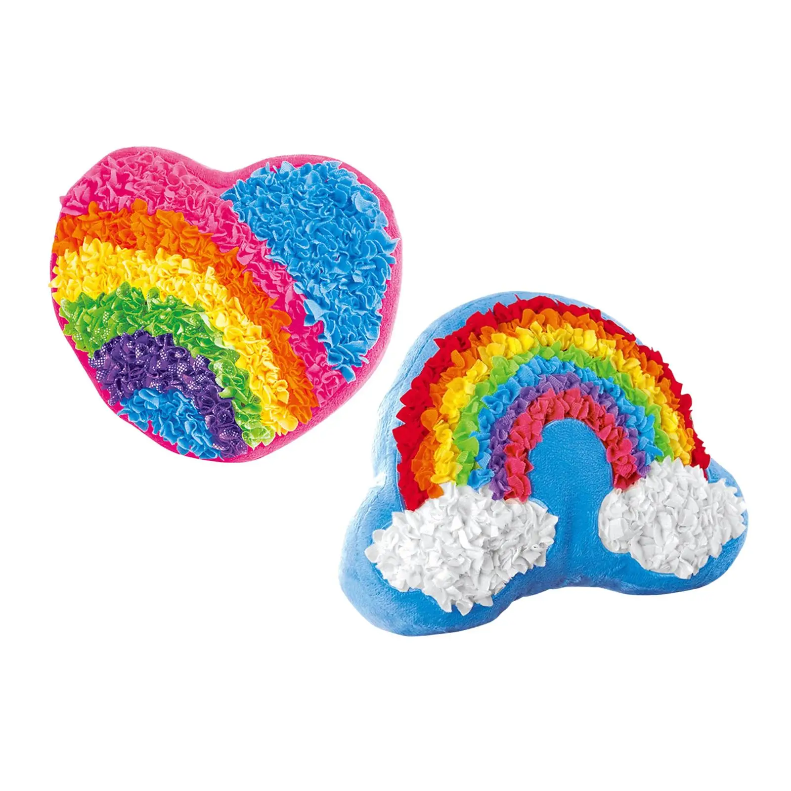 Fabric by Number Pillow Kit for Kids Kids Project Kits Fabric Poke Art Kits