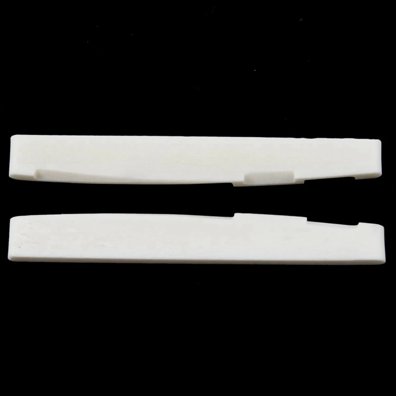 6 String Acoustic Bone Bridge Guitar Slotted Saddle Guitar Parts(Pack Of 20)