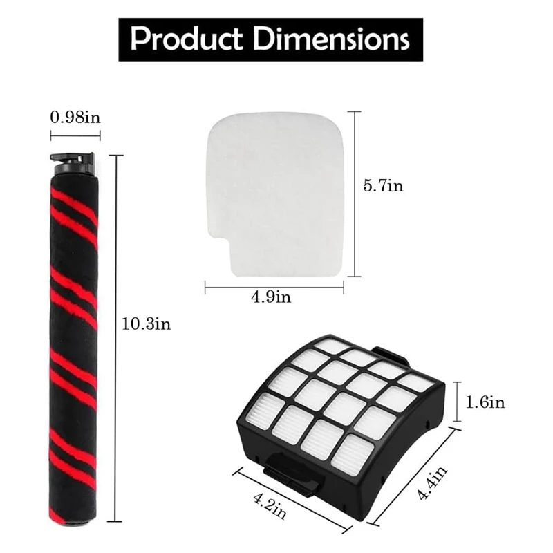 Replacement Parts Kit Compatible For Shark Stratos AZ3002 AZ3000 AZ3000W Duo Clean Power Fins Upright Vacuum Cleaner