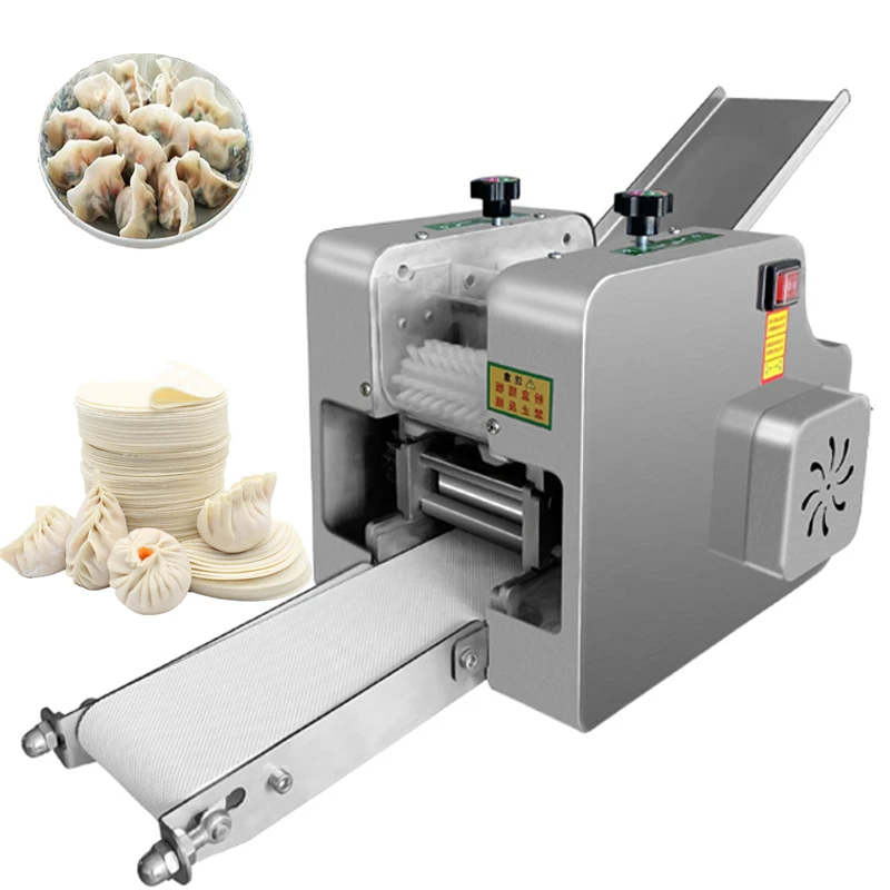 New 10/220V Commercial Household Electric Dumpling Wrapper Machine Making Wonton Noodle Pressing Machine Slicer Noodle Machine