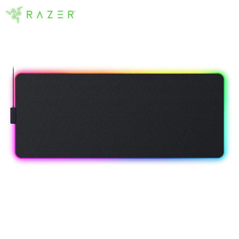 Гибридный коврик для мыши Razer Strider Chroma Warp и водостойкий — противоскользящая основа — коврик для игровой мыши с бесшовными краями