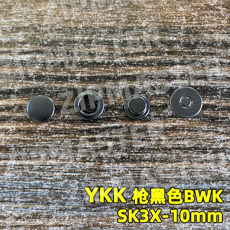 100 Pieces YKK Button SK3X Parallel Four-in-one Buckle, Blister Button Snap Button I-button, Bump Nail Four-in-one Buckle Gun Bl
