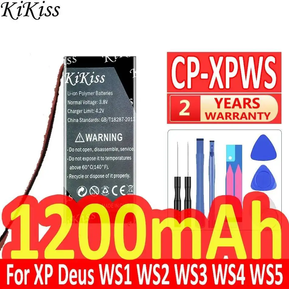 

CP-Xpws 1200 мАч, высокая эффективность для металлоискателей Xplore XP Deus WS1 WS2 WS3 WS4 WS5, аккумулятор для детектора