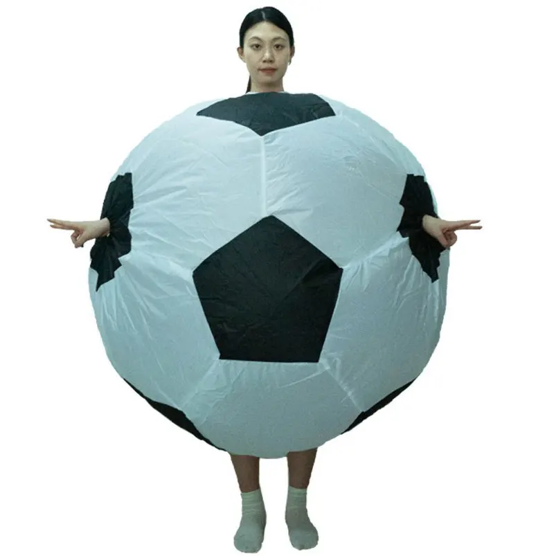 

Halloween Realistic Cheerleading Party Prop Suit Football Player Inflatable Costume for Holiday Party Cosplay Dress Up