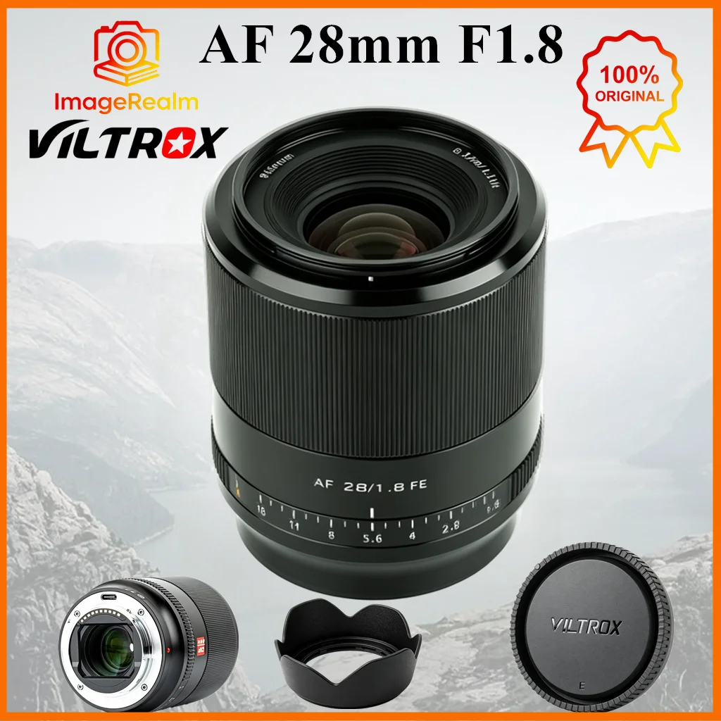 

Объектив Viltrox AF 28mm F1.8 широкоугольный, полнокадровый, с автофокусом, с большой апертурой, для портретной съемки, FE, для Nikon Z, Sony E, L Mount