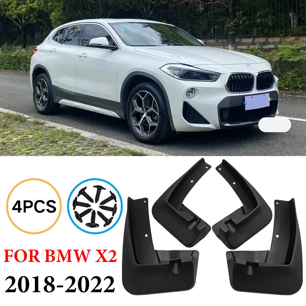 

For BMW X2 Mudguard F39 2018-2022 Mudguards Fender Mud Flap Guard Splash Mudflaps Car Accessories Auto Styline Front Rear