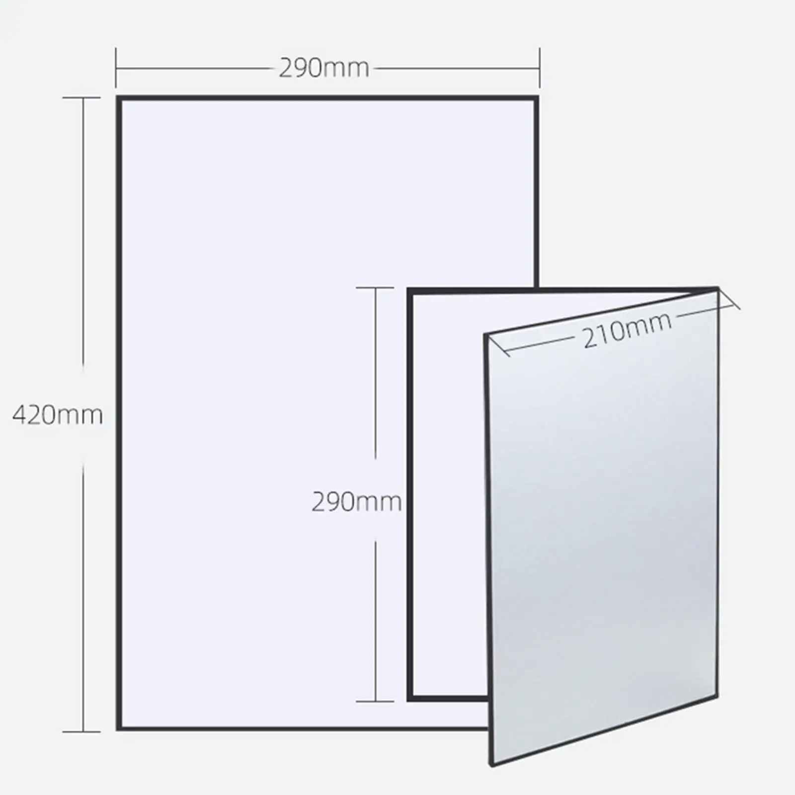 Light Reflector Photography Reflector Cardboard Multifunctional Portable Foldable Light Diffuser Board for Photo Photography