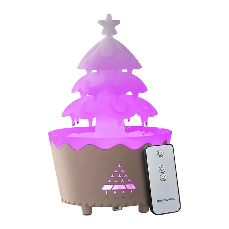 

ONCE Lucky Tree Aromatherapy Essential Oil Diffusers Rotatable Water Drip Humidifier For Home 250Ml 7 Color Lights