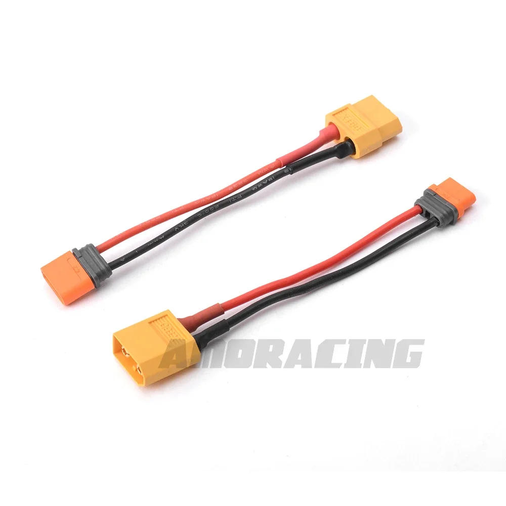 1PCS XT60 To IC2 Adapter Cable Plug Male/Female Replacement Parallel Connector For RC Model Car Lithium Battery ESC