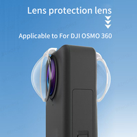 Lens Guard For DJI Osmo 360 Camera Anti Scratch PC Clear Rotatable Protector Waterproof Lens Cap For DJI Osmo 360 Accessories