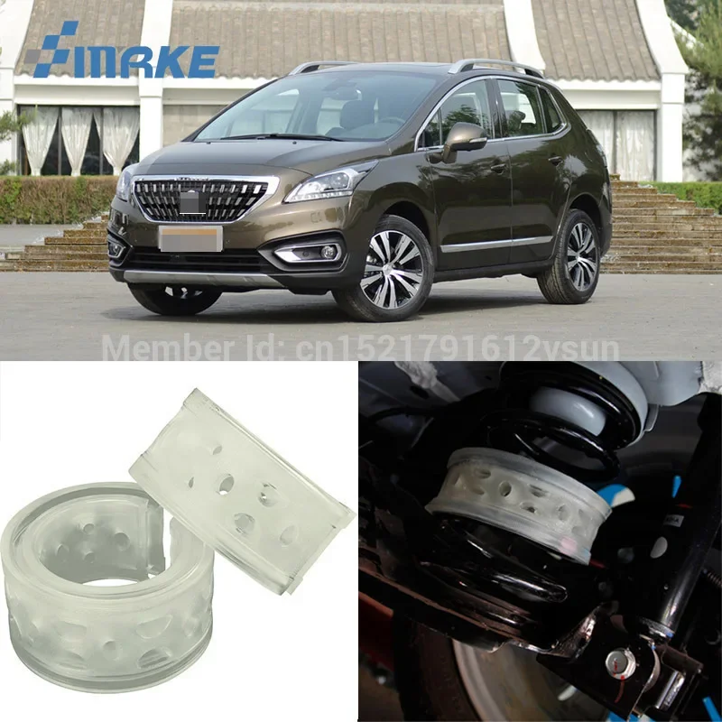 

smRKE For Peugeot 3008 Car Auto Shock Absorber Spring Buffer Bumper Power Cushion Damper Front/Rear High Quality SEBS