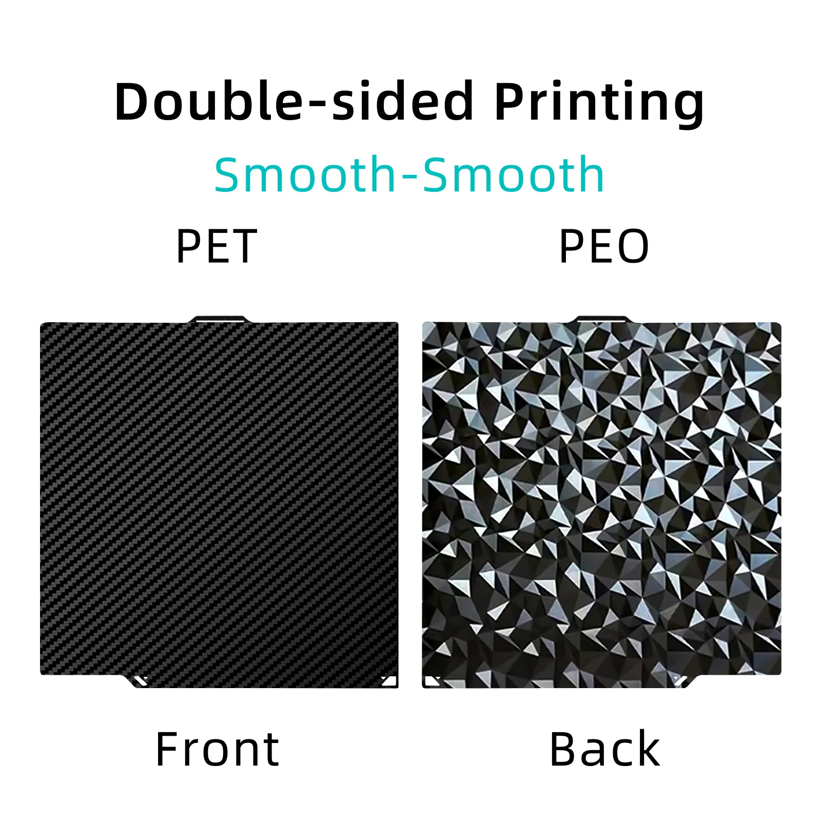 260x271 Bouwplaat voor Elegoo Centauri Carbon Plaat Gladde PEF Vel PEO PET voor Centauri Carbon 3D Printer Heatbed bouwplaat