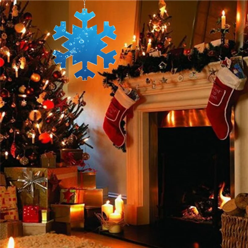 A64Z 6 قطعة 10 بوصة التسامي الرياح المغازل الفراغات هدايا عيد الميلاد لعيد الميلاد حديقة الديكور