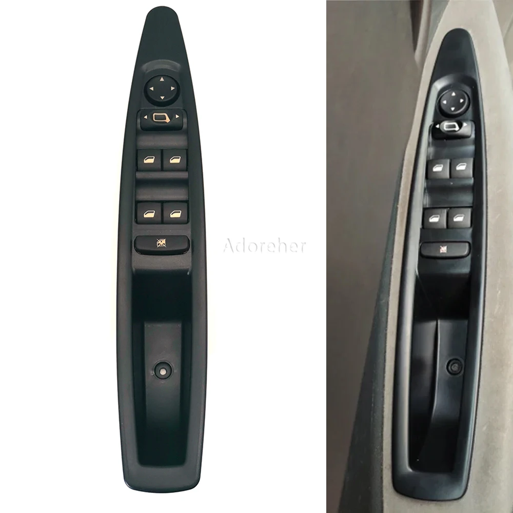 

9PINS Car Manual Window Control Lifter Switch Button Front Left Driver Side Compatible for Citroen C4 2004 - 2010