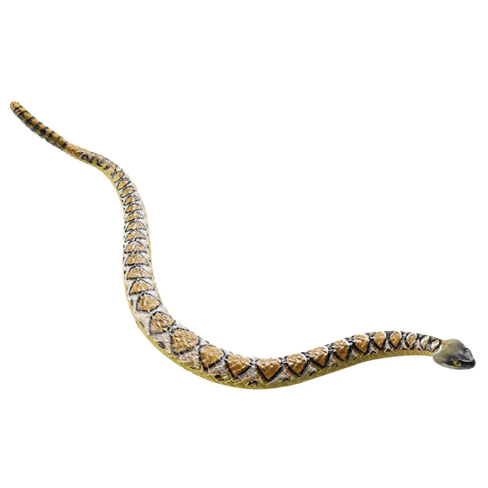 Realistic PVC Snake Toy for Kids – Educational Cognitive Animal Figure, Home Tabletop Decor & Prank Prop