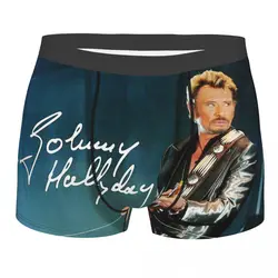 Limited Access Johnny Hallyday Rock Music French Singer Underpants Panties Men's Underwear  Shorts Boxer Briefs