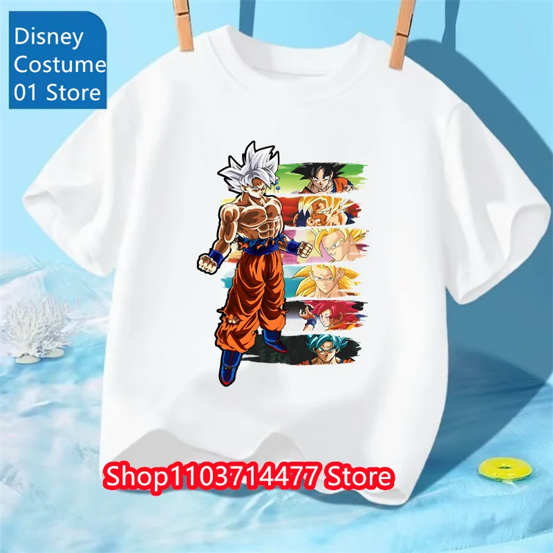Nueva Camiseta de Moda Infantil de Sasuke, Ropa de Naruto para Niños y Niñas, Camiseta Casual con Gráficos de Sonic y Personajes de Anime
