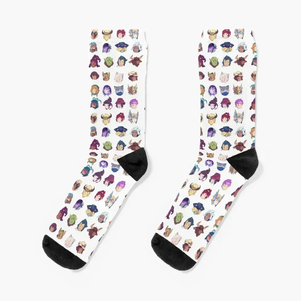 Brawlhalla Legends Set 1 - Series 2 Socks Hiking boots Sports sports and leisure Girl'S Socks Men's