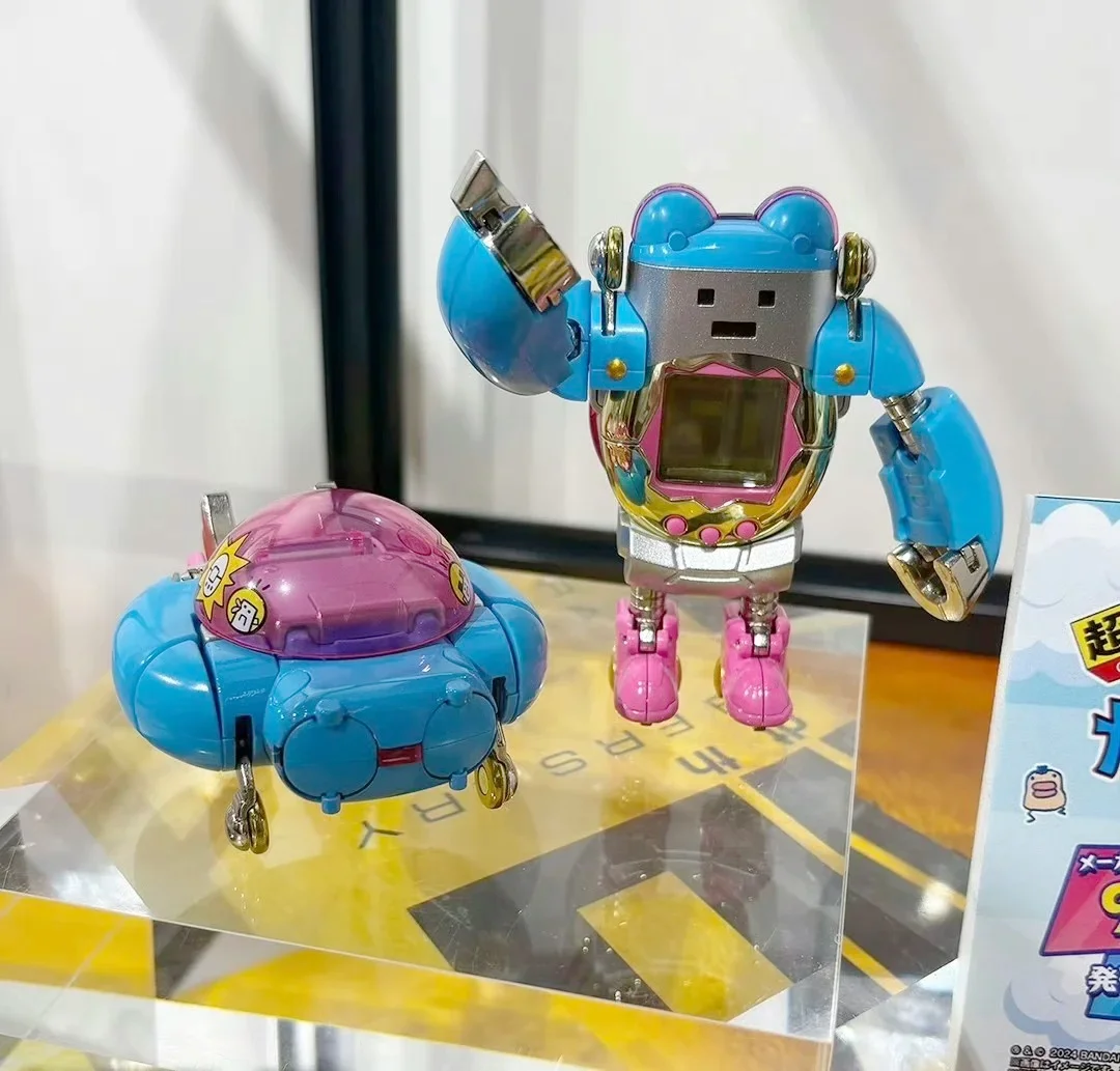 本物のバンダイ超合金たまごっち変形ロボットモデル変形能力 10 センチメートルアクションフィギュア模型玩具