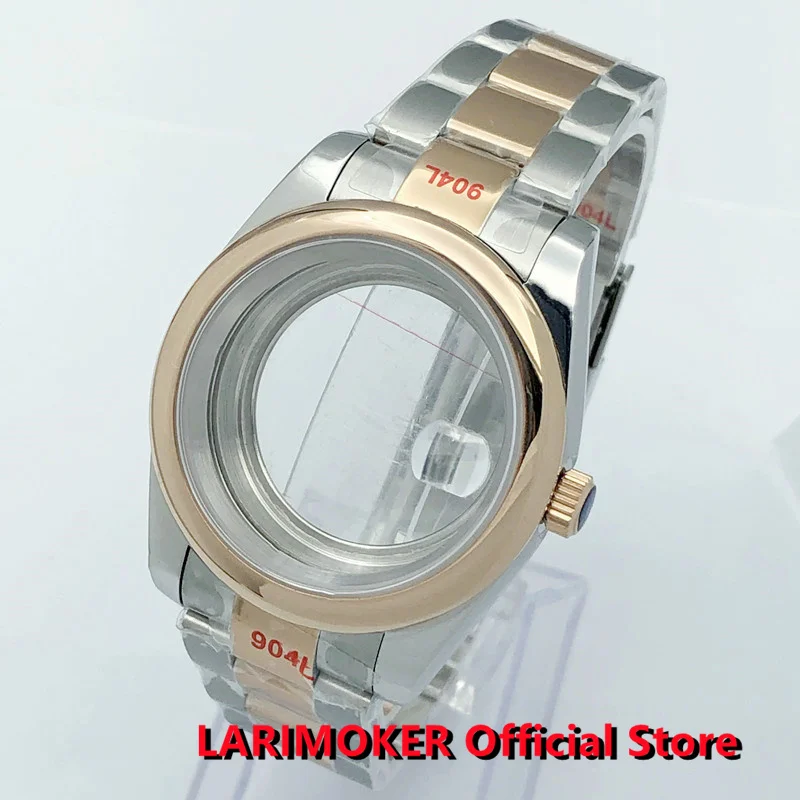 

LARIMOKER 36mm/39mm Case Sapphire Glass 904L Bracelet Fit NH34 NH35 3804 ETA2824/2836/PT5000/Miyota8215 DG2813 Case Movement