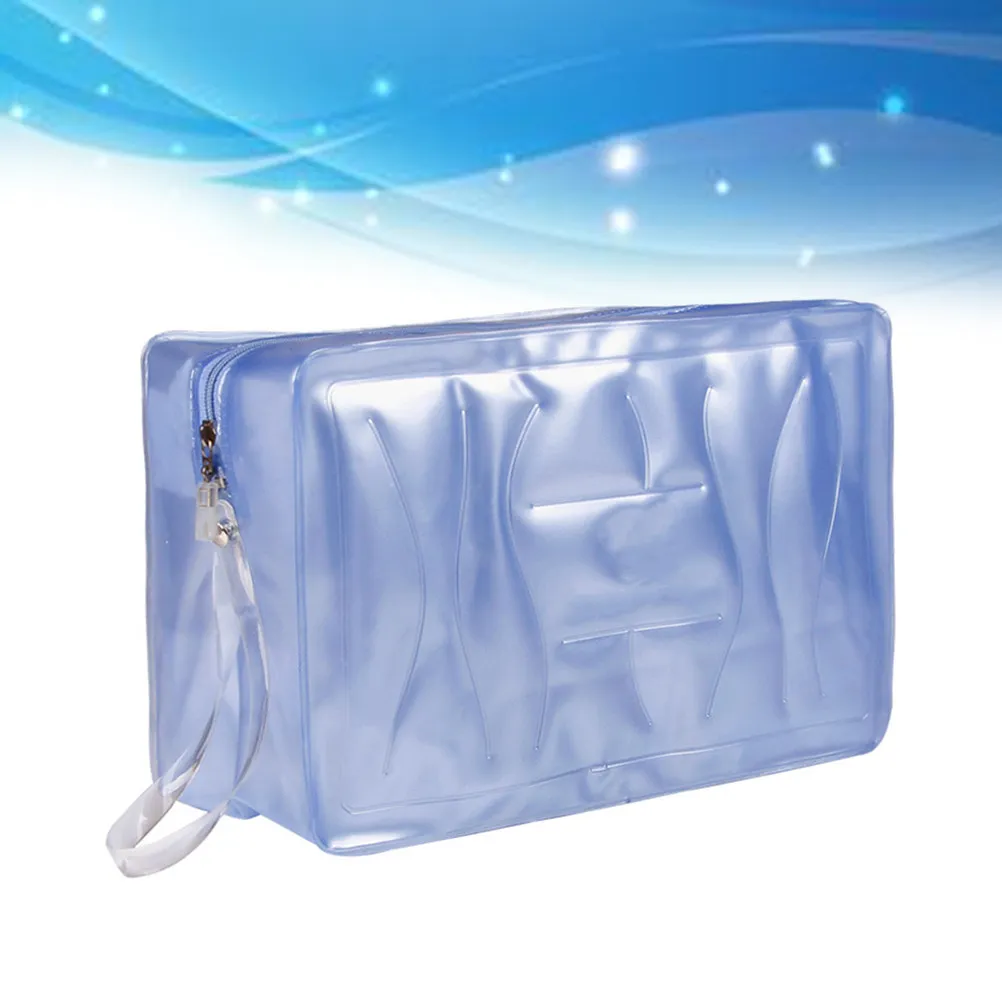 Waterproof Swimming PVC Bag Blue Multifunctional Dry Storage Pouch for Boating Camping Drift Diving Phone Camera Maps