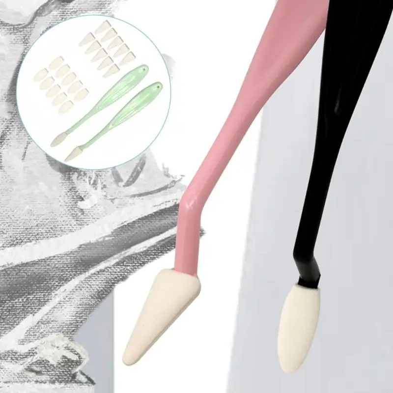 W89C Смешивание пней эскиз триммер стирайте губки стеклоочистителя карандаши для рисования инструмента