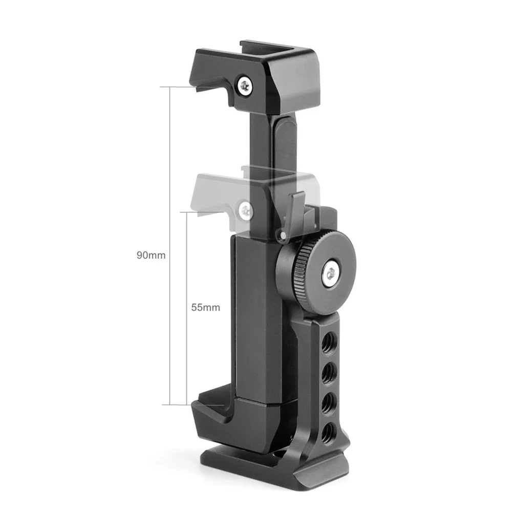 Płytka Arca-Type z obrotem 360 stopni, uniwersalny uchwyt do smartfona, adapter do statywu, klips do telefonu z mocowaniem na zimną stopkę.