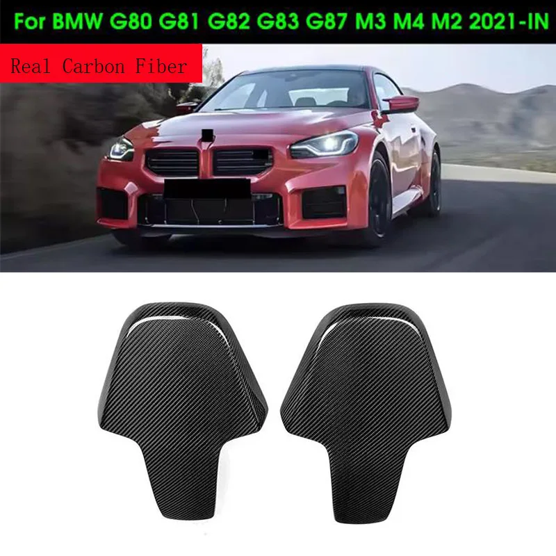 

Real Dry Carbon Fiber Seat Back Cover For BMW G87 G80 F91 F92 F93 F97 F98 G42 Carbon Fiber Chair Back Cover Trim Sticker 2020+