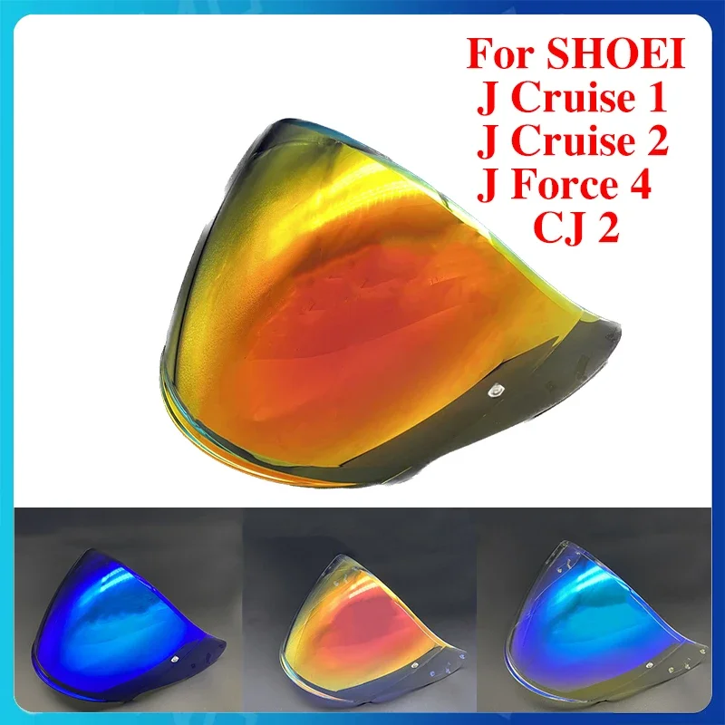 Motorcycle Helmet Lens For SHOEI J Cruise 1 J Cruise 2 J Force 4 CJ 2 Helmet Visor Windshield Shield Glasses Helmet Accessories