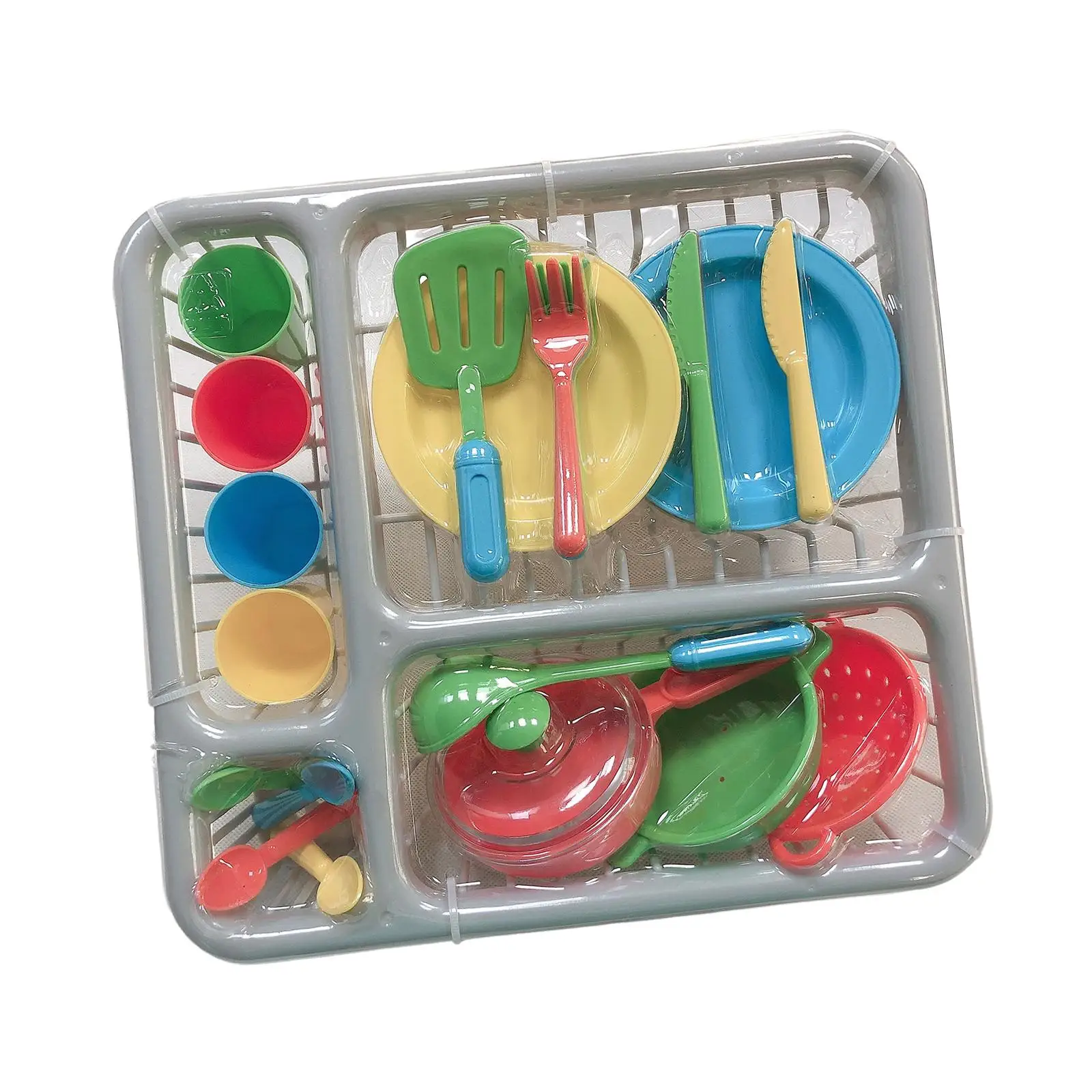 Assiettes et plats jouets pour enfants, ensemble de jeu de cuisine, jouets de cuisine réalistes, 28 pièces