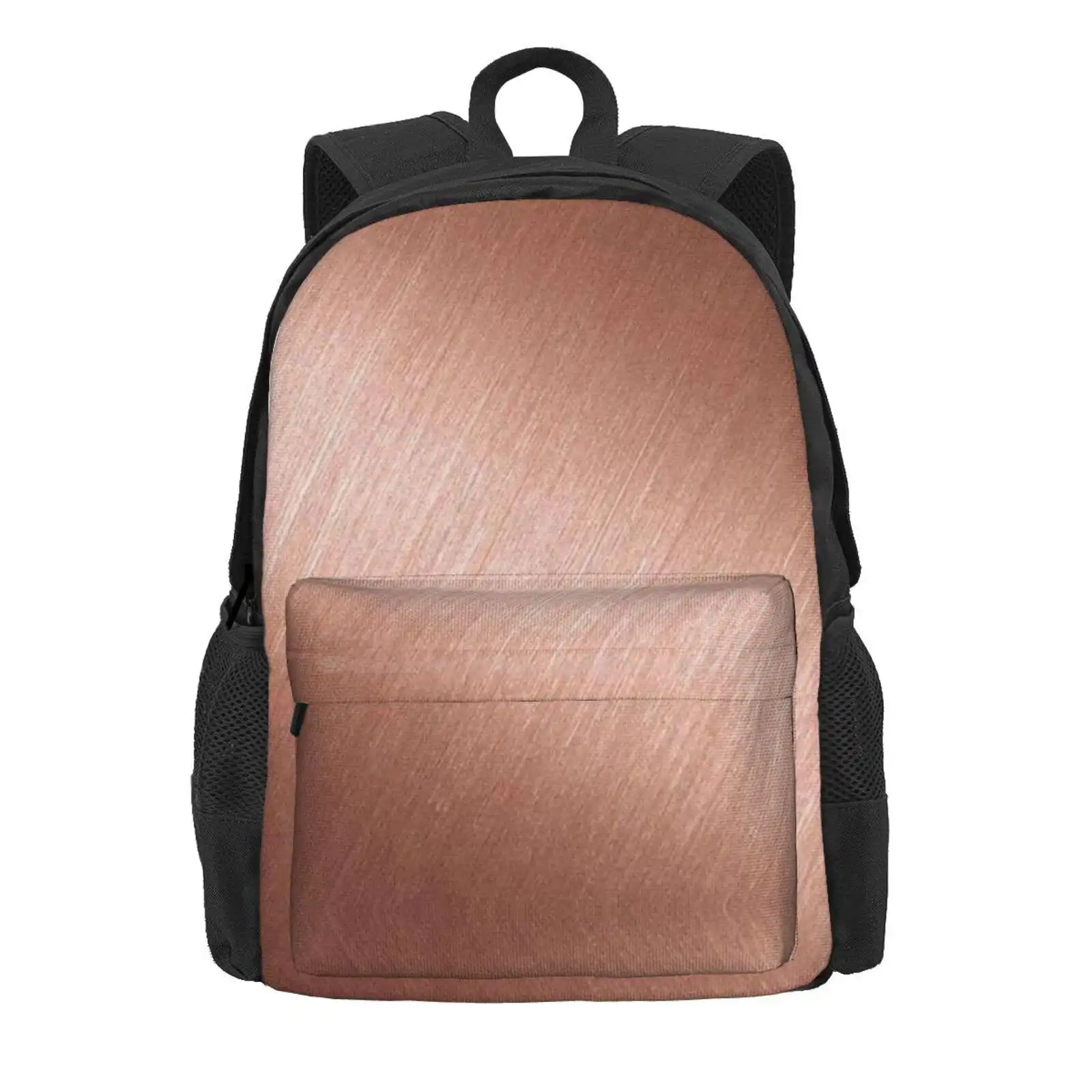 Rose Gold Reflective Hot Sale Schoolbag Backpack Fashion Bags Reflective Shine Shiny Copper Case Phone 7 Rose Gold Block Board