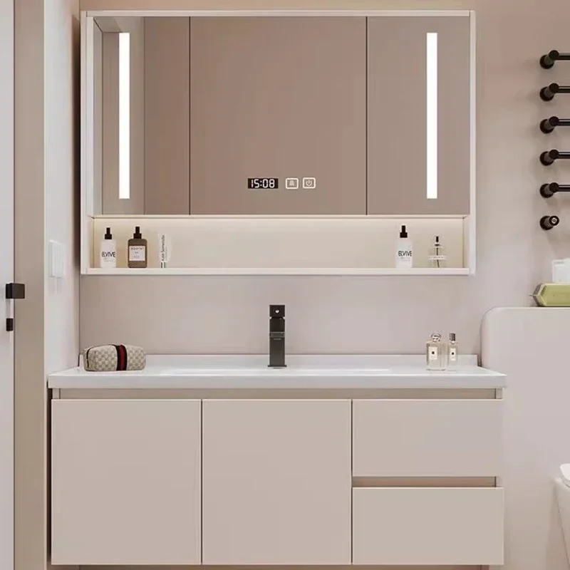 

Bathroom Column Storage Wall Pharmacy Cabinet Wc Furniture Luxury Multifunction Home Multipurpose Washbasin Floor Towel Sinks