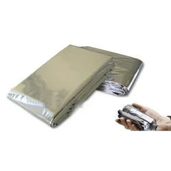 utdoor Molle Emergency Rescue Blanket Lifesave First Aid Kit Military Bushcraft Survival Blankets Insulation Thermal Foil Cover