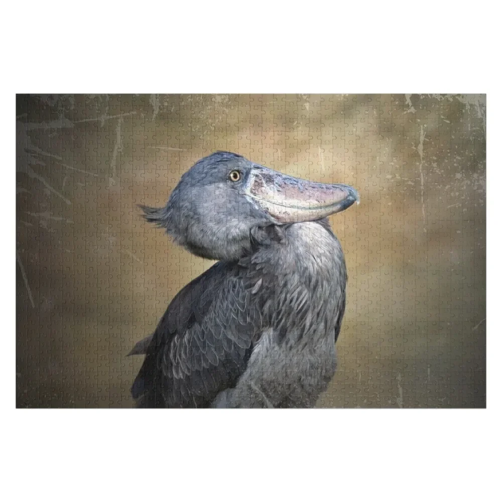 

Shoebill Stork Jigsaw Puzzle Novel Toys For Children 2022 Wood Adults Puzzle