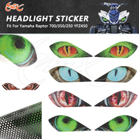Motorcycle Headlight Scratch Resistant Protection Sticker Fit for Yamaha Raptor 250 350 700/R YFZ 450/R/X Wolverine 350/450