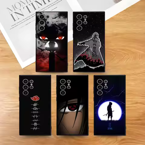 M-Minato N-Namikaze Anime Phone Case For Samsung Galaxy S25 S24 S22 S23 Ultra S21 S20 Plus 5G Frosted Non-Slip Full Cover