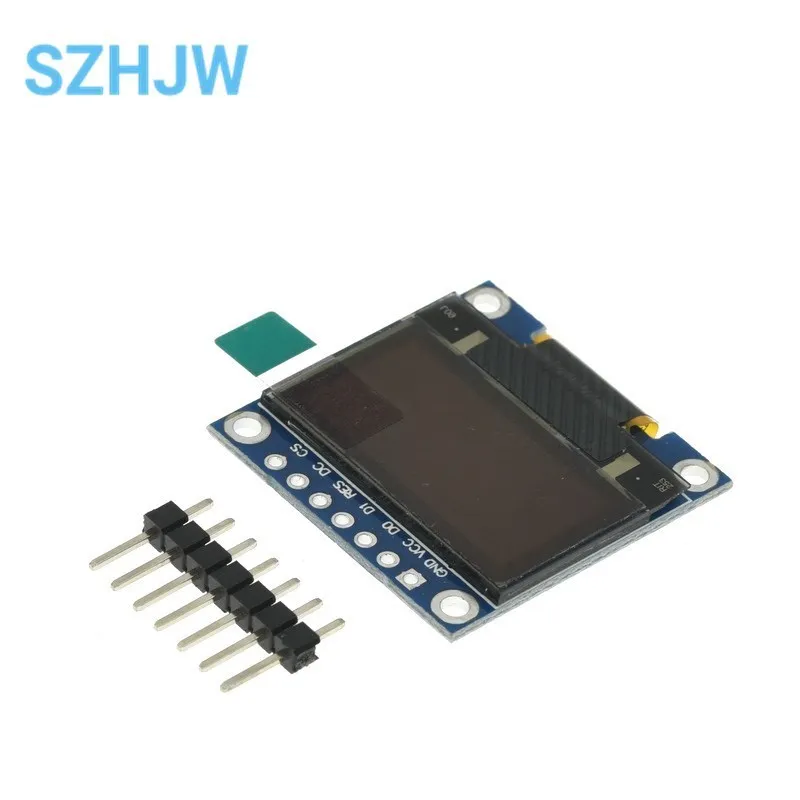 0.96 Inch IIC SPI Serial 7Pin White/Blue/Yellow Blue/Yellow OLED Display Module SSD1306 12864 LCD Screen Board