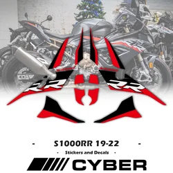 For BMW S1000RR 19-22 New Motorcycle Fairing Shell Sticker Red and Black Combination 2019 2020 2021 2022