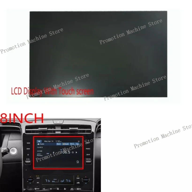 Replacement LCD Display Touch screen For Radio navigation 2021-2023 Hyundai Tucson SANTA CRUZ 97250-N7300 96160N7140