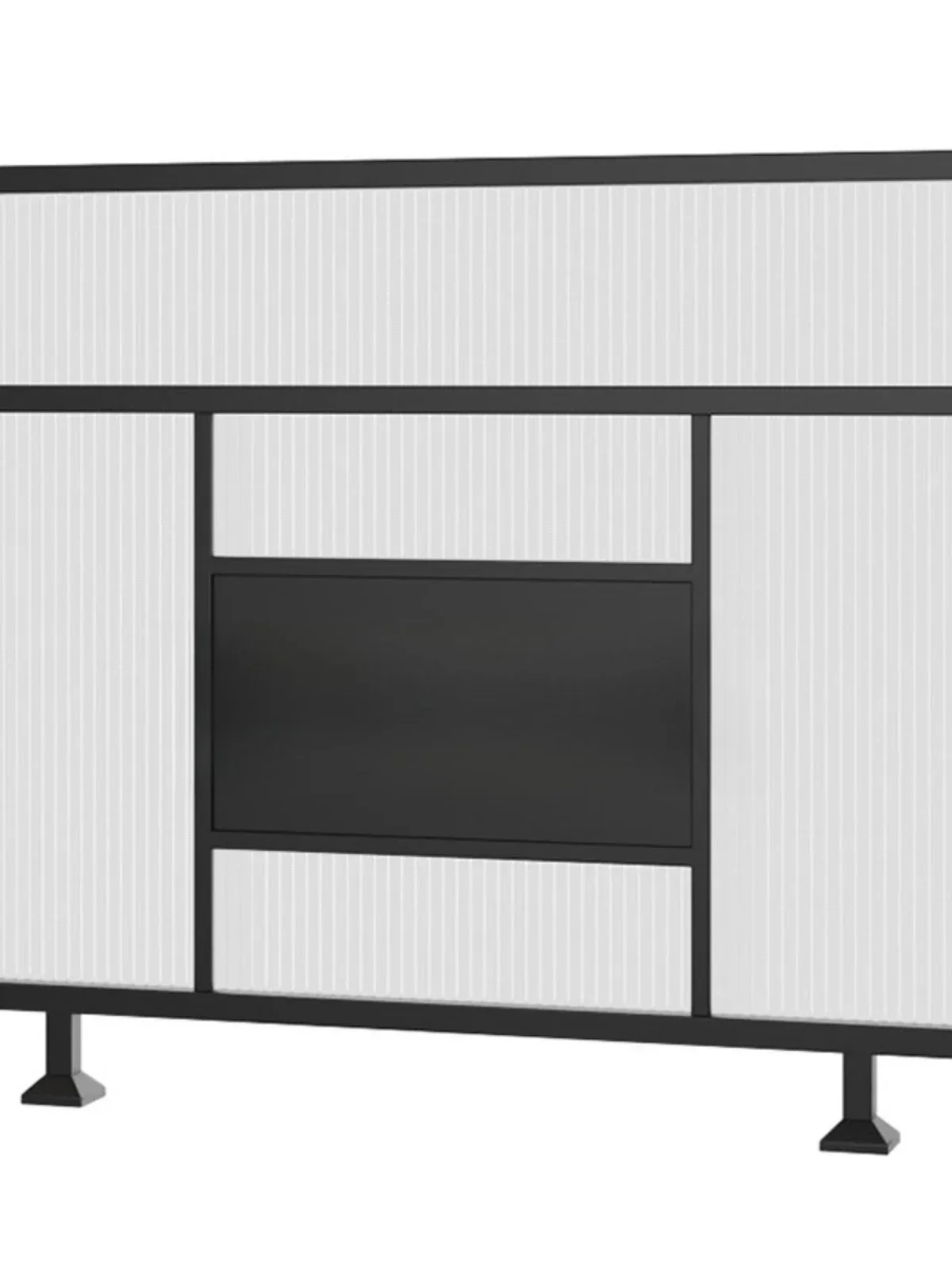 

Iron restaurant booth, partition fence hot pot hotel, living room bar low wall decoration