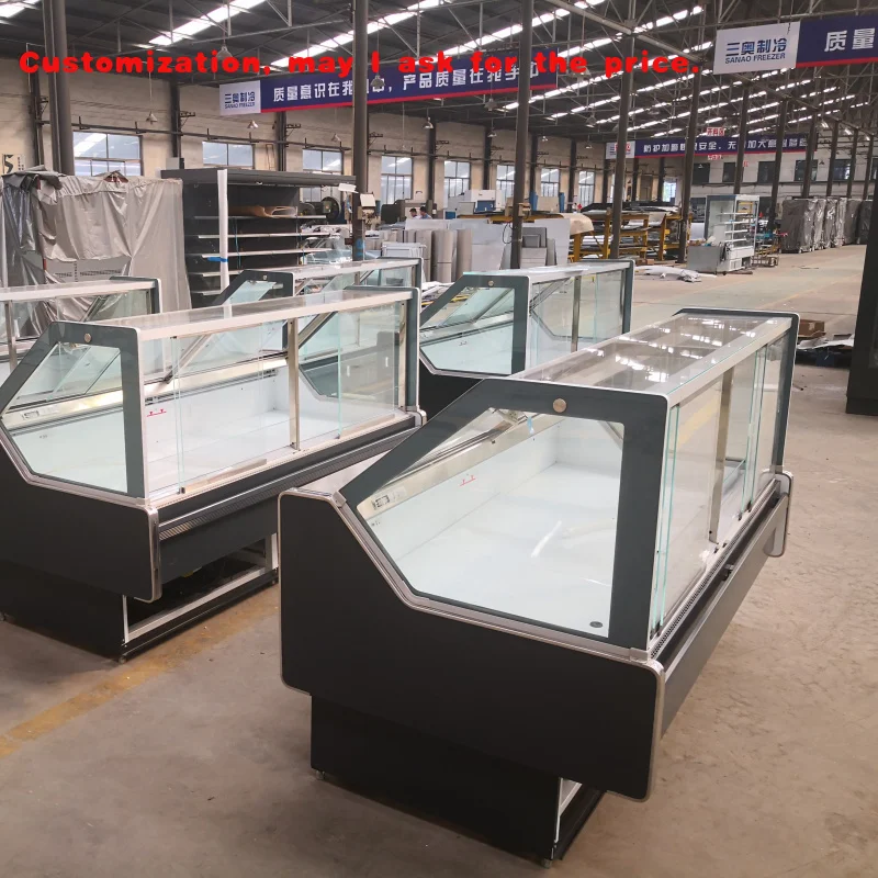 

custom.Professional Single-Temperature Dairy Display Freezer Supermarkets Energy-Saving Cooler Milk Cooling Refriger